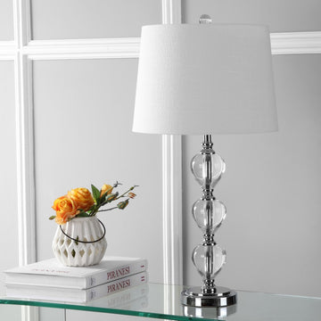 Cole 27" Crystal LED Table Lamp - JONATHAN Y